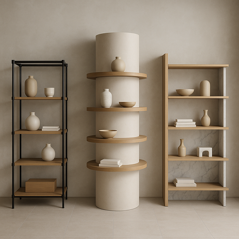 Showroom Dekorasyon Rafları